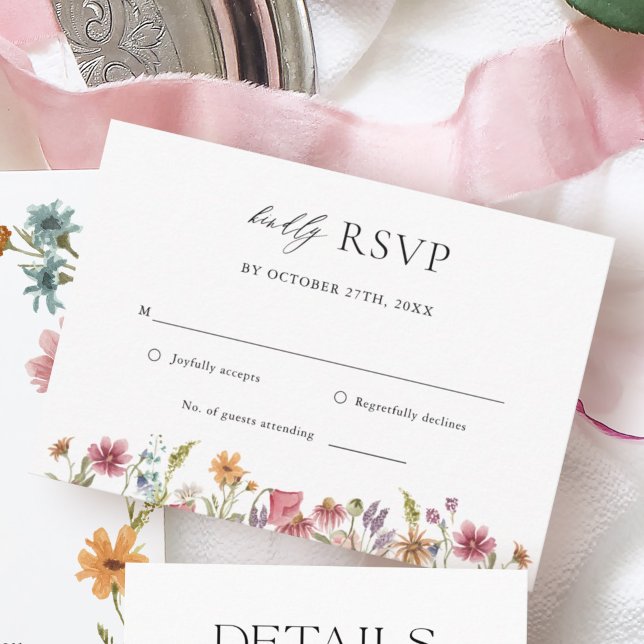 Boda Floral de Flores Silvestres RSVP (Subido por el creador)