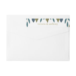 Boda floral de hojas rusas