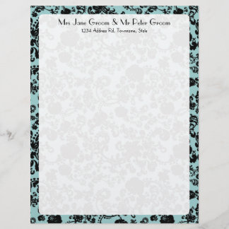 Boda Floral de Rococo, membrete
