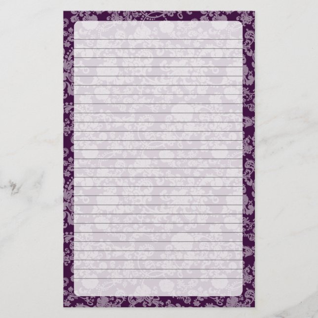 Boda Floral de Rococo, papelería (Anverso)