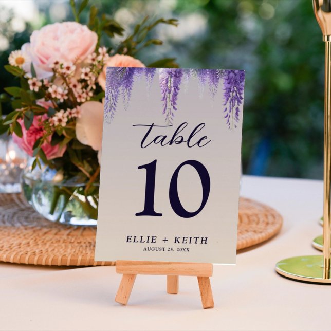 Boda floral púrpura de gradiente caprichoso (Subido por el creador)