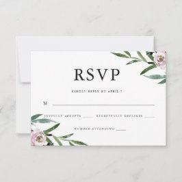 Boda floral romántica RSVP