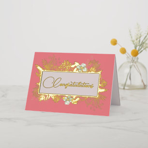Boda floral rosa salmón y dorado
