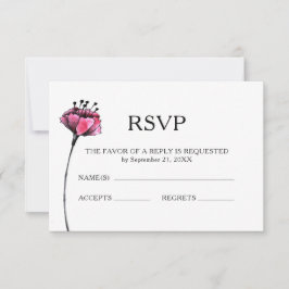 Boda floral RSVP