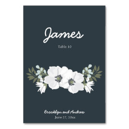Boda Floral Tabla Colocar Tarjetas Con Flores