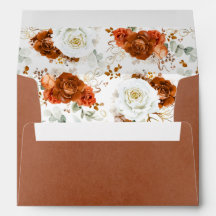 Boda floral terracota blanca dorada y terrosa