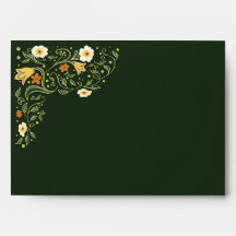 Boda floral verde