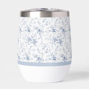 Boda floral vintage chinoiserie azul