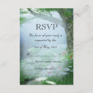 Boda forestal encantada RSVP