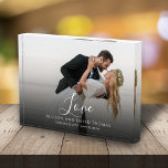 Boda Foto Pareja Minimalista Caligrafía Amor<br><div class="desc">Este diseño presenta un sencillo boda de la pareja fotográfica, un amor minimalista y moderno nombre personalizado fecha, un contemporáneo al que nos comprometemos, un moderno tipo de letra de caligrafía, un diseño de estilo tipográfico caprichoso, un par de personalizados de imágenes personalizadas, una simple foto de pareja comprometida, un...</div>