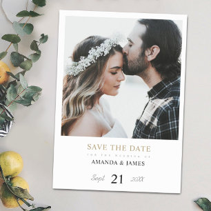 Boda fotográfica Guardar la plantilla de imán de f