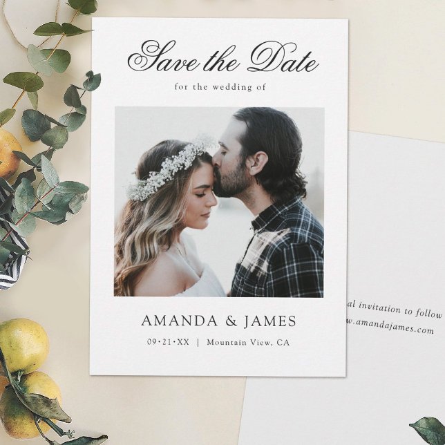 Boda fotográfica Guardar la tarjeta de fecha (Subido por el creador)