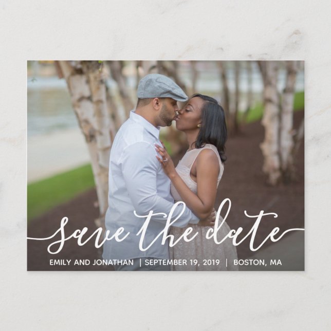 Boda fotográfica paisajista Guardar la postal de f (Anverso)