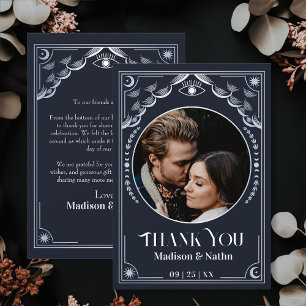 Boda fotográfico de tarjetas Vintage Gold Tarot