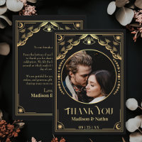 Boda fotográfico de tarjetas Vintage Gold Tarot