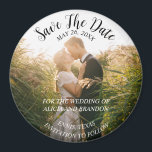 Boda fotográfico elegante simple imán moderno<br><div class="desc">Sencillo,  elegante,  caprichoso y moderno Boda de fotografía,  Save the Date imnet. Puedes personalizarlo con tus detalles.</div>