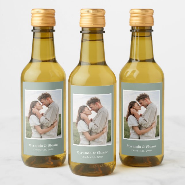 Boda fotográfico moderno (Botellas)