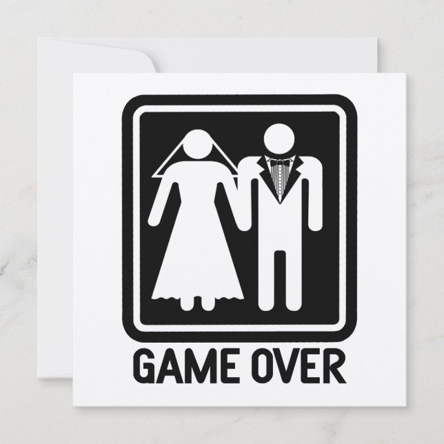 Boda Game Over (Anverso)