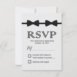 Boda Gay Doble Bow Ties Classic RSVP