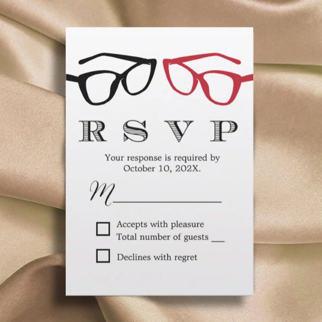 Boda gay Dos Vidrio Minimalista RSVP (Subido por el creador)