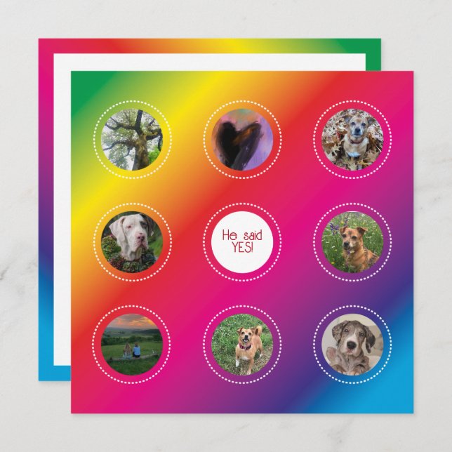 Boda Gay Guardar la fecha (Anverso / Reverso)