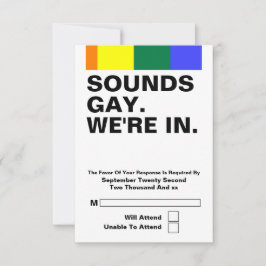 Boda gay parece gay estamos en RSVP