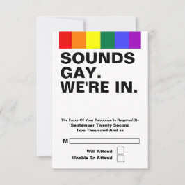 Boda Gay Suena Gay Estamos En RSVP