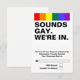 Boda Gay Suena Gay Estamos En RSVP