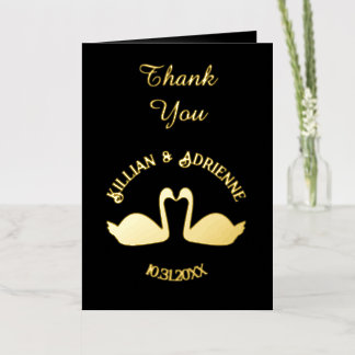 Boda Gótica Besando Cisnes Negros Personalizada