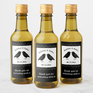 Boda gótico Kissing Ravens Personalizado