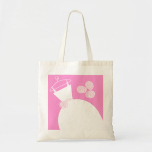 Boda Gown Bolsa de tetas rosa