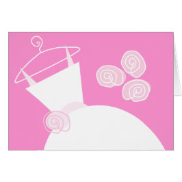 Boda Gown texto rosa horizontal