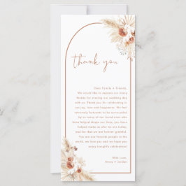 Boda Gracias Nota, Boho Napkin Gracias Nota