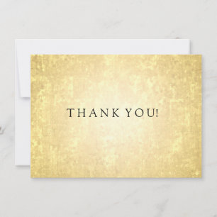 Boda Gracias Nota Relieve metalizado dorado Stars 