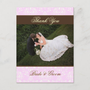 Boda Gracias Postales fotográficas,