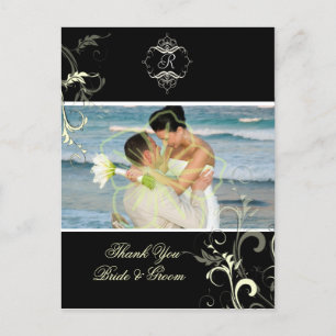 Boda Gracias Postales fotográficas,