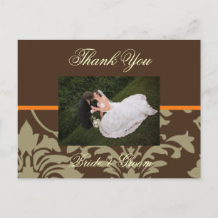 Boda Gracias Postales fotográficas,