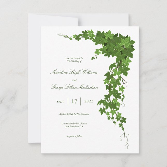 BODA Green Ivy Floral (Anverso)