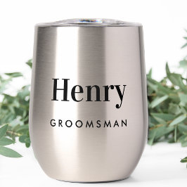 Boda Groomsman personalizada