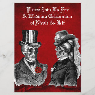 Boda Grunge Pareja Personalizado Invitación