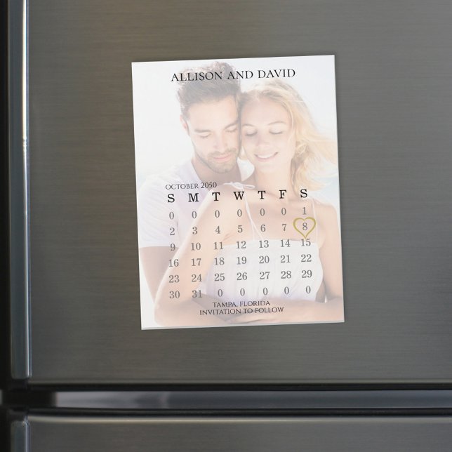 Boda Guardar el calendario de fecha Foto 6 imán de (Subido por el creador)
