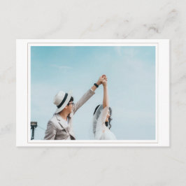 Boda Guardar la fecha con tarjeta de gabinete de f