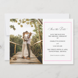 Boda Guardar la Invitación de fotos de fecha