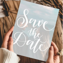 Boda Guardar La Plantilla De Fecha Con Foto