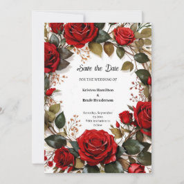 Boda Guardar la tarjeta de fecha