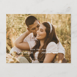 Boda Guardar la tarjeta postal de la Invitación de