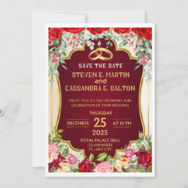 Boda Guardar las tarjetas de fecha