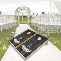 Boda Guest Book Rustic Wood Floral Monogramado