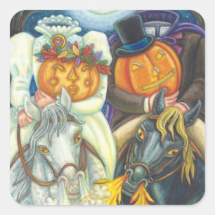 Boda HALLOWEEN PEGATINAS DE FLOW DE DORMIR Squ