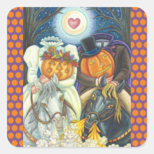 Boda HALLOWEEN PEGATINAS DE FLOW DE DORMIR Squ